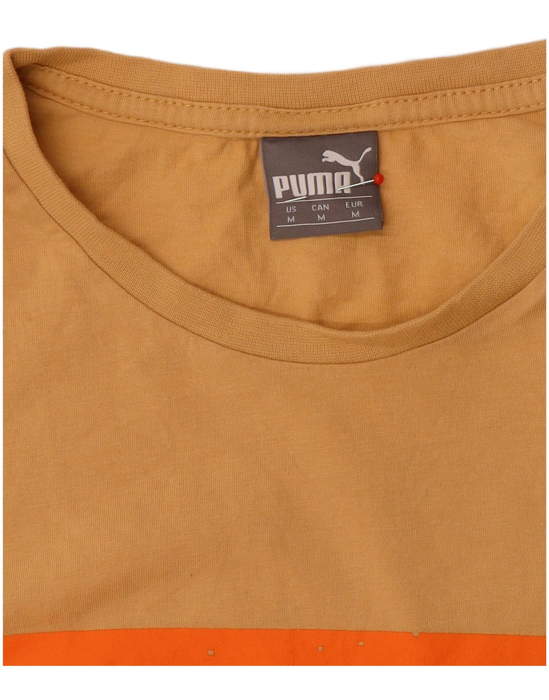 Ανδρικό γραφικό μπλουζάκι Puma, μεσαίο κίτρινο
