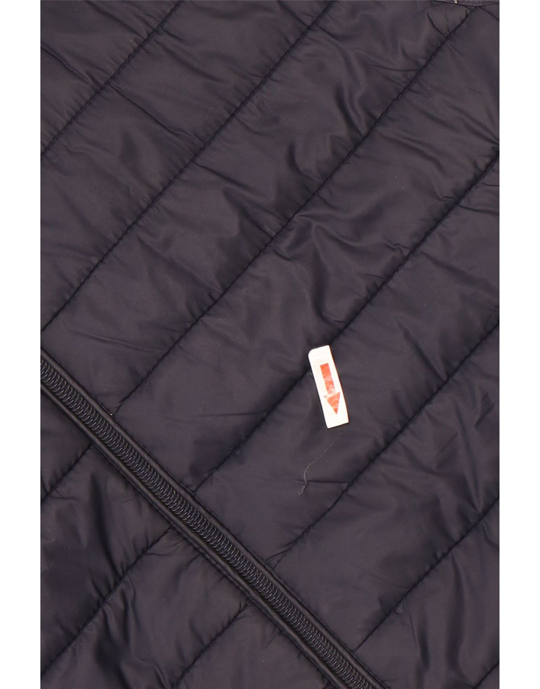 Zara Ανδρικό padded Gilet UK 40 Large Navy Blue Polyester
