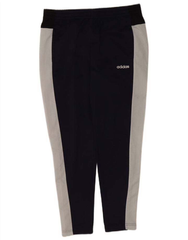 Γυναικείο κολάν Adidas UK 14 Medium Navy Blue Colorblock Πολυεστέρας