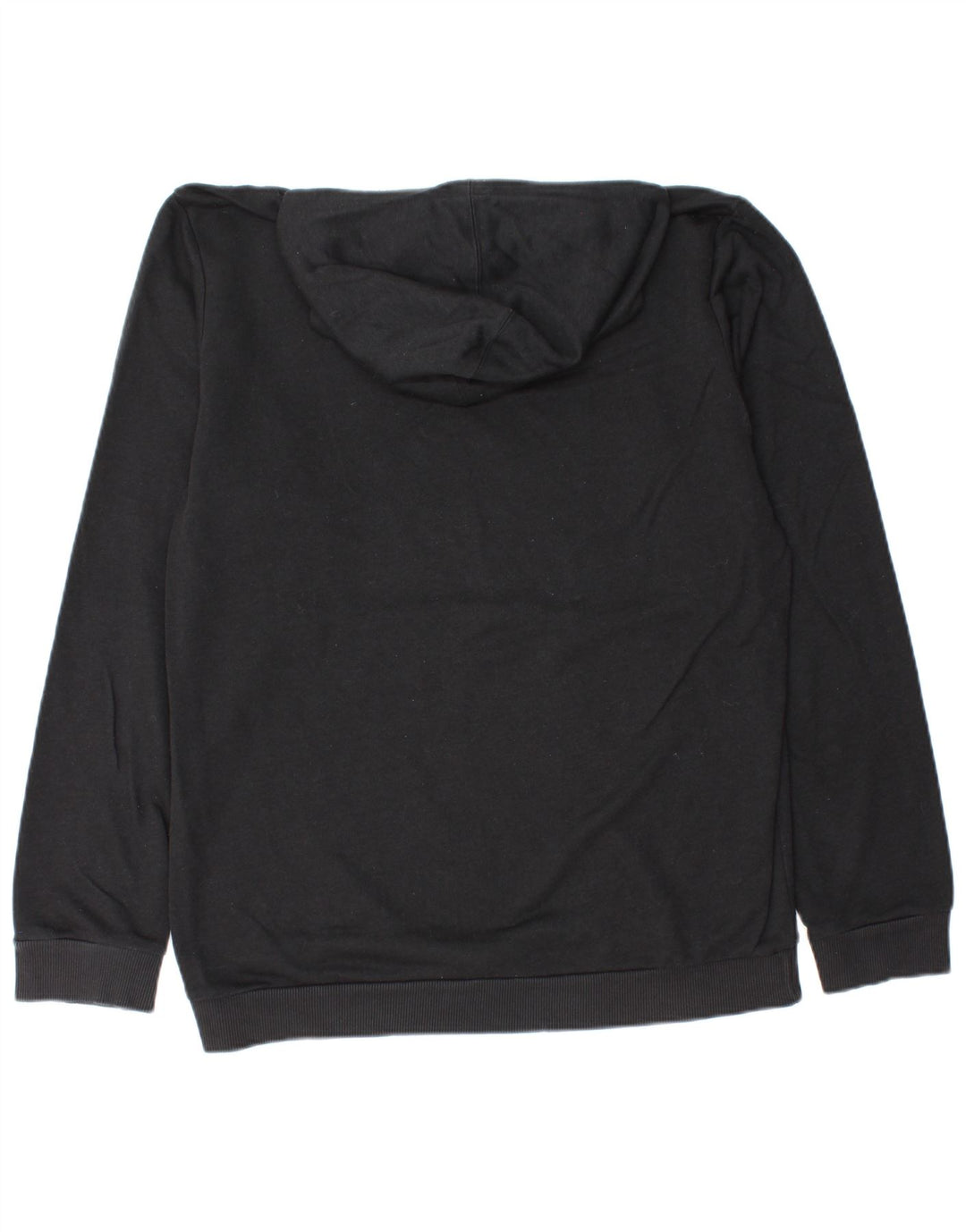 Ανδρικό γραφικό κουκούλα ADIDAS, μεγάλο μαύρο βαμβακερό