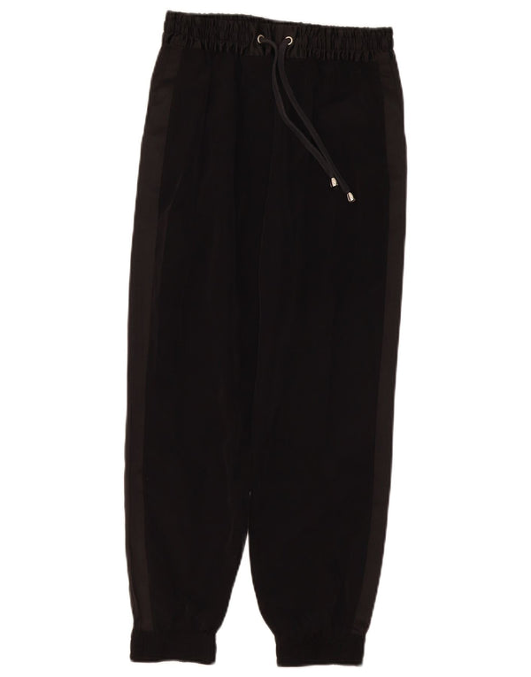 Topshop Γυναικεία Loose Fit Παντελόνια Jogger UK 4 XS W24 L24 Μαύρο Πολυεστέρας