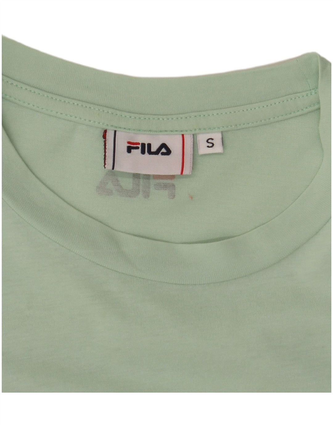 Γυναικείο γραφικό μπλουζάκι FILA Top UK 10 Small Green Colourblock
