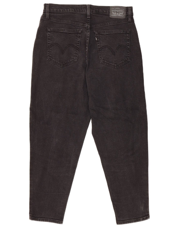Γυναικείο Levi's Mom Jean ψηλόμεσο κωνικό τζιν W30 L27 μαύρο βαμβακερό
