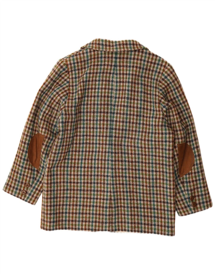 Harris Tweed Γυναικείο τζάκετ σακάκι EU 42 Large Green Houndstooth