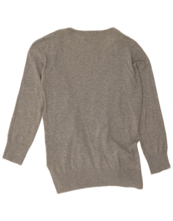 Marks & Spencer Γυναικεία ανοιχτή ζακέτα πουλόβερ UK 10 Small Grey