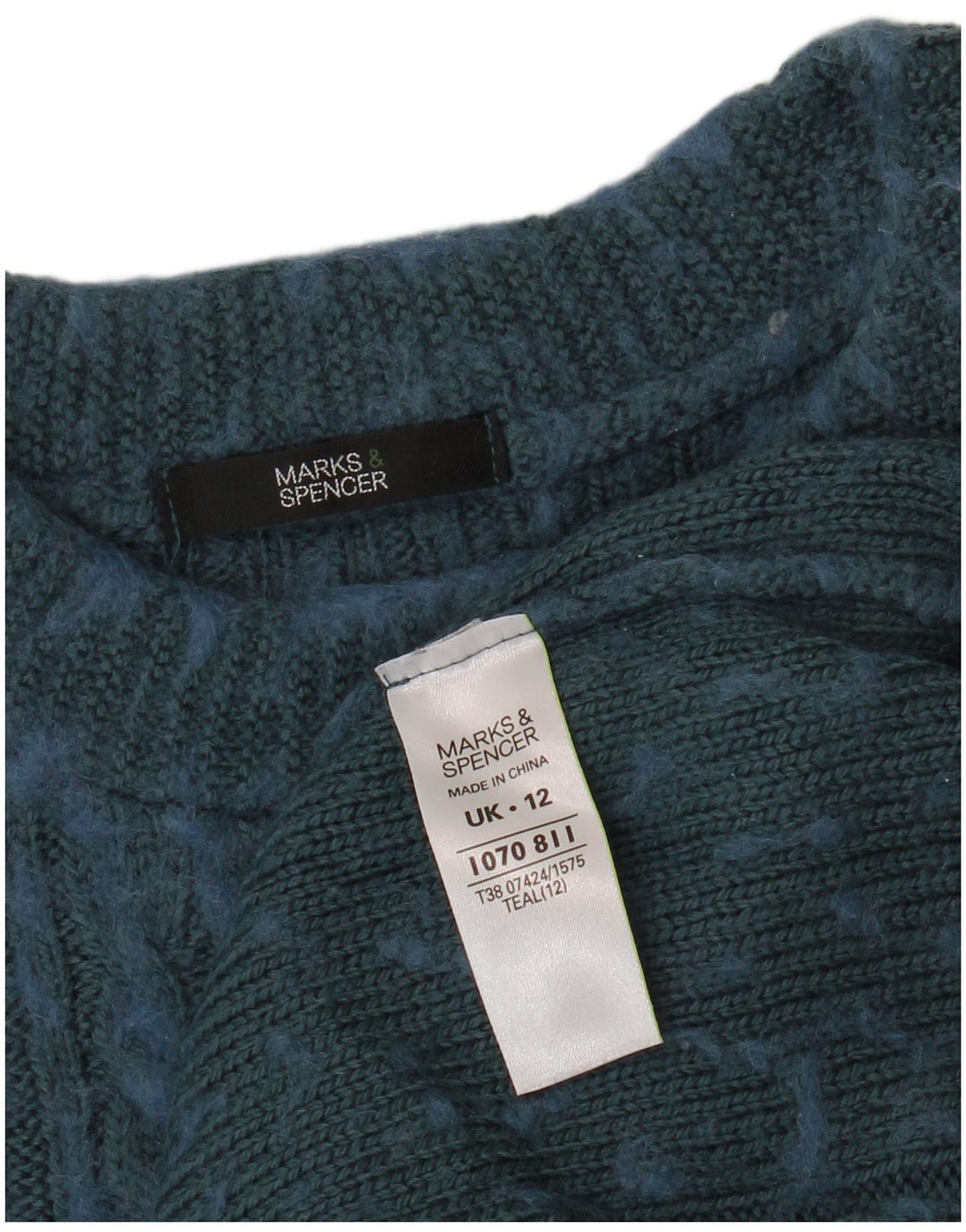 Μίνι γυναικείο φόρεμα Marks & Spencer UK 12 Medium Blue Flecked