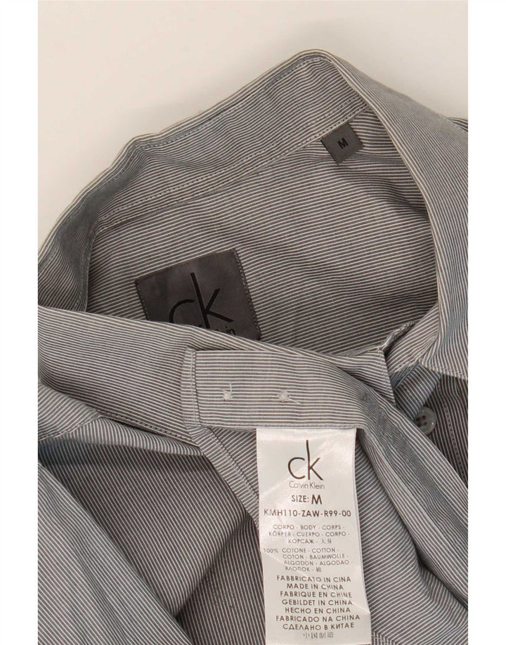 Ανδρικό πουκάμισο Calvin Klein Slim Fit Βαμβακερό μεσαίο γκρι