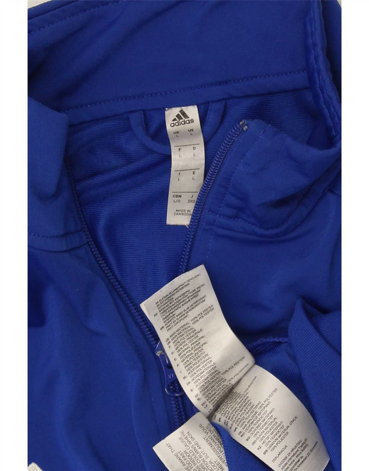 Ανδρική αθλητική φόρμα Adidas Top Jacket μεγάλο μπλε πολυεστέρα