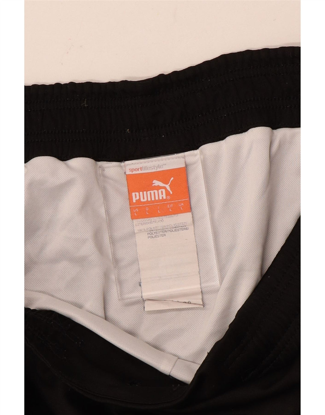 Puma Ανδρικό BVB Dortmund γραφικό αθλητικό σορτς μεγάλο μαύρο πολυεστέρα