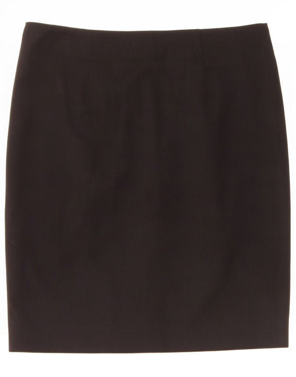 Γυναικεία Pencil Φούστα Calvin Klein US 4 Small W30 Μαύρο Μάλλινο