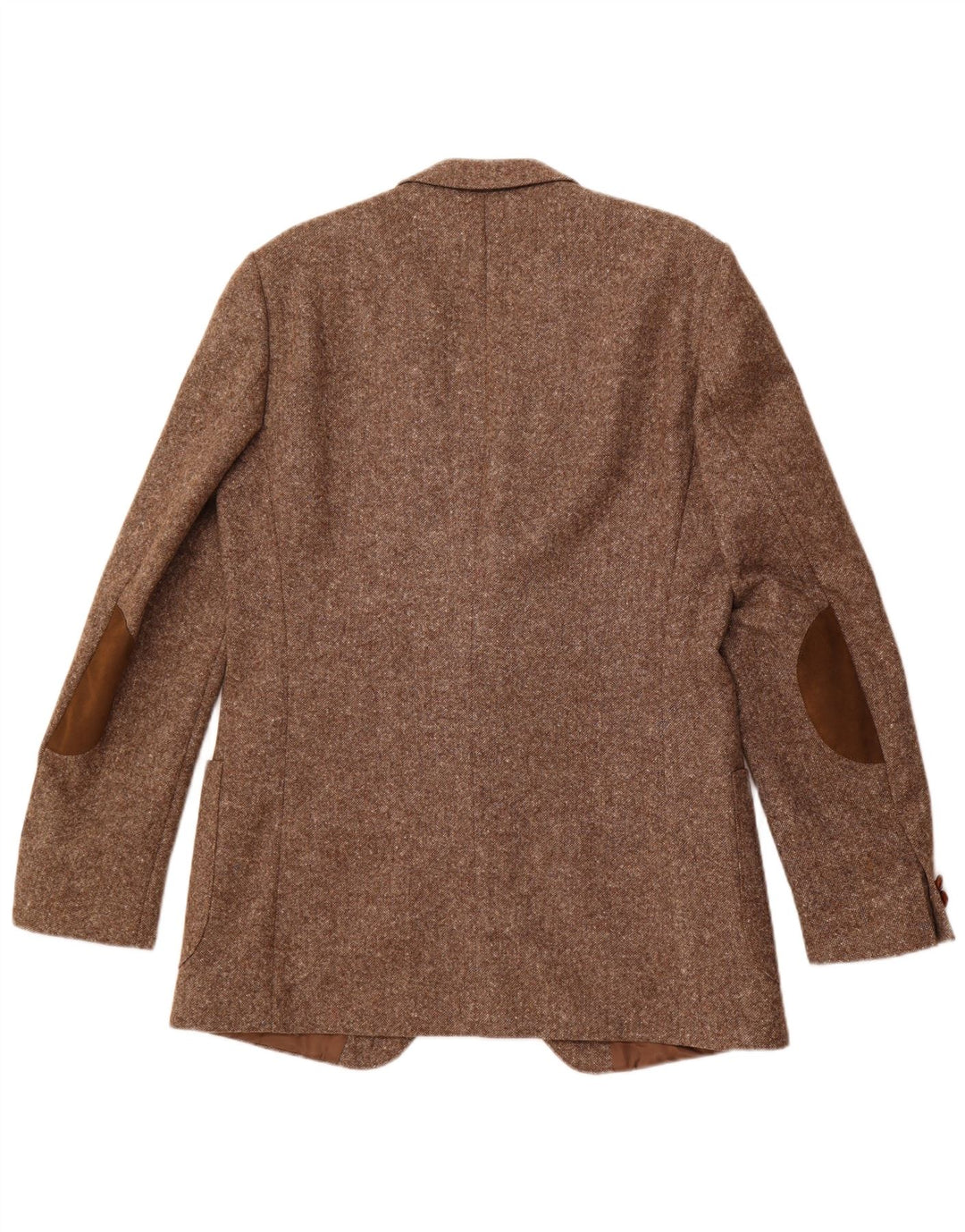 VINTAGE Ανδρικό σακάκι σακάκι με 2 κουμπιά UK 38 καινούριο μαλλί σε μεσαίο καφέ