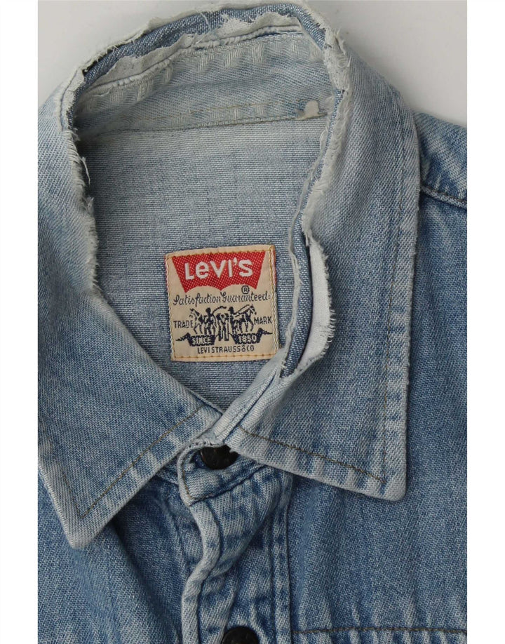 Ανδρικό τζιν πουκάμισο Levi's Small Blue
