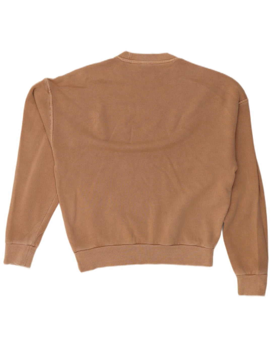 REEBOK Γυναικείο φούτερ μεγάλου μεγέθους Jumper UK 4/6 XS Μπεζ βαμβακερό