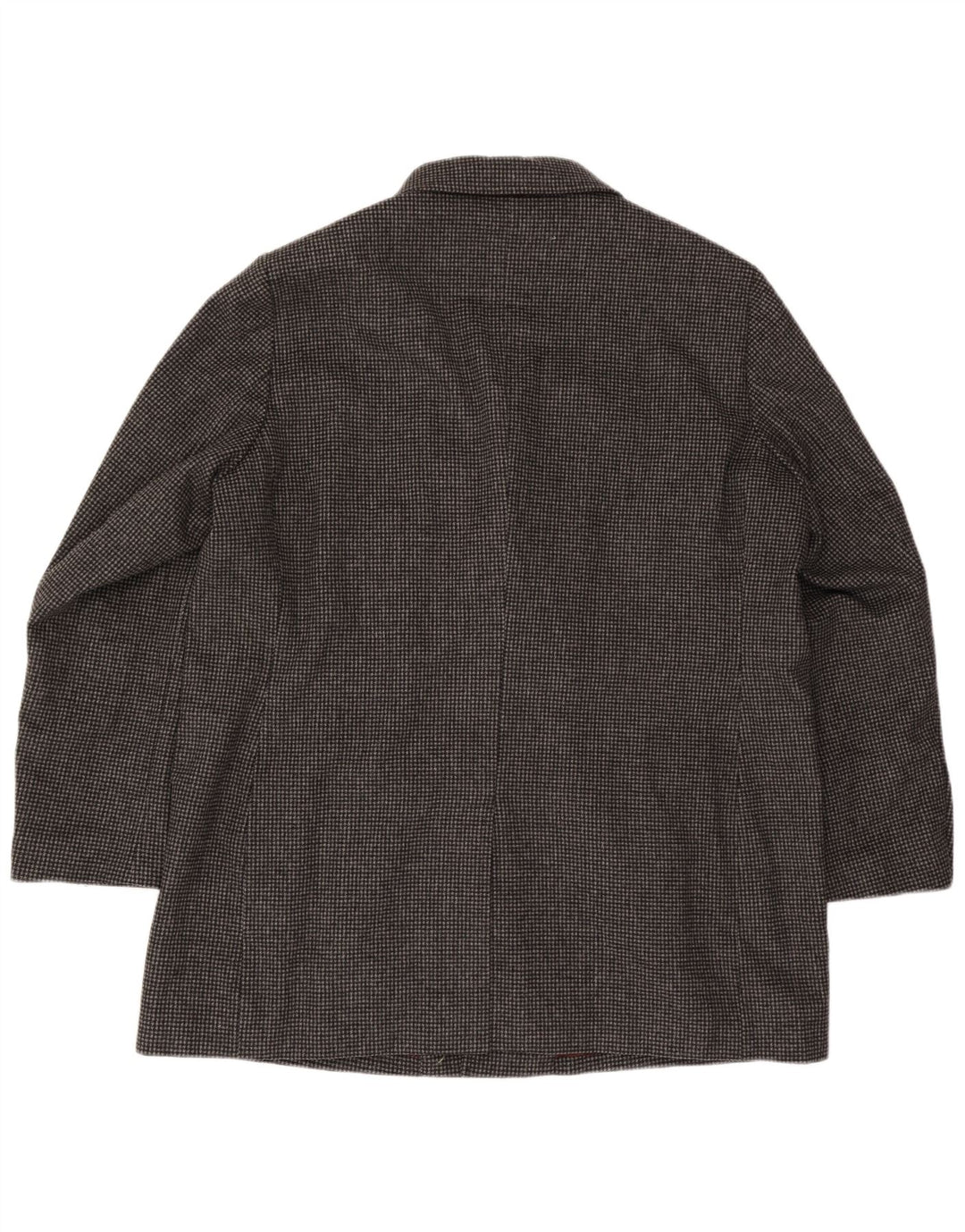Ανδρικό πανωφόρι Marks & Spencer UK 46 3XL Grey Houndstooth Πολυεστέρας