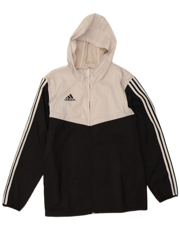 Ανδρική αθλητική φόρμα Adidas με κουκούλα Top Jacket Medium Black Colourblock Polyester