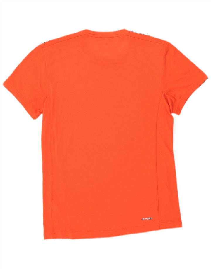 Adidas Ανδρικό T-Shirt Climalite Top Μικρό Πορτοκαλί Πολυεστέρας