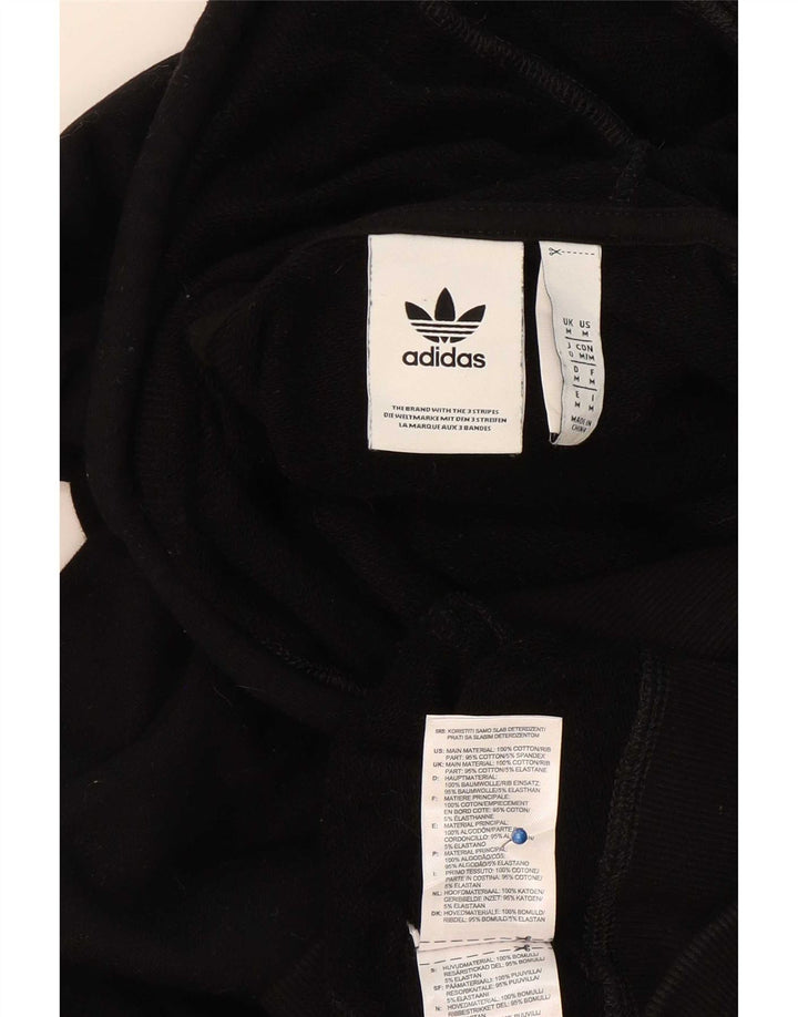 Ανδρικό φούτερ Adidas, μεσαίο μαύρο βαμβακερό