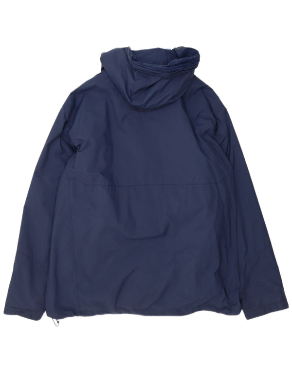 Ανδρικό μπουφάν Columbia Omni-Tech με κουκούλα UK 44 2XL Navy Blue Nylon