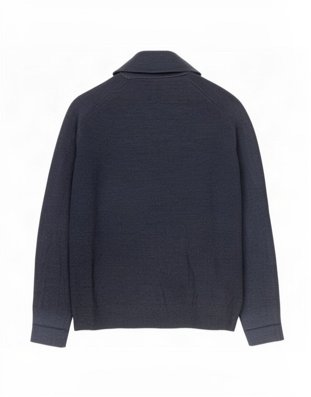 Ανδρικό πουλόβερ με ζακέτα Marks & Spencer XL Navy Blue Polyester