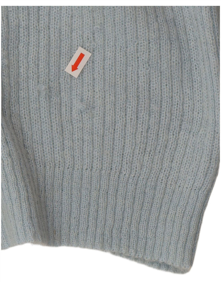 Vintage Γυναικεία Ζακέτα UK 14 Large Blue Classic