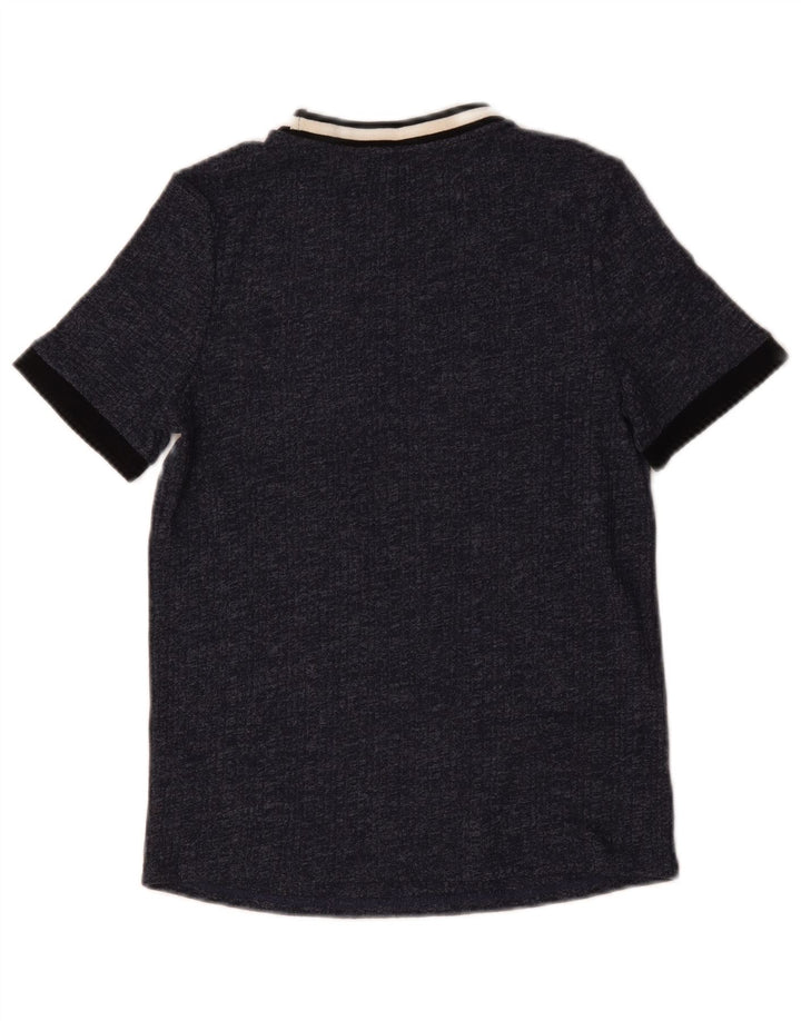 Marks & Spencer Γυναικείο T-Shirt τοπ UK 14 Medium Navy Blue Flecked