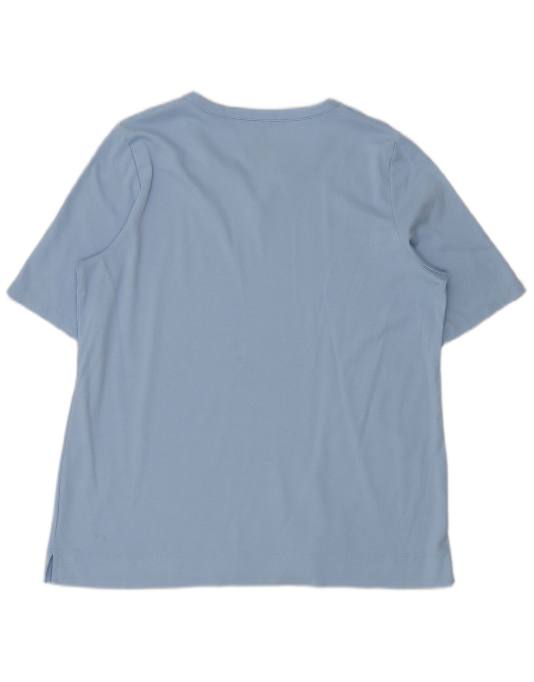 Γυναικείο T-Shirt L.L.Bean Top UK 16 μεγάλο μπλε βαμβακερό