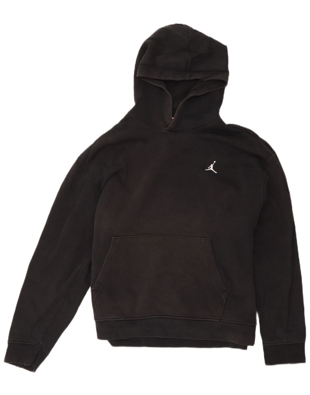 Jordan Ανδρικό Hoodie Jumper μεγάλο μαύρο βαμβακερό