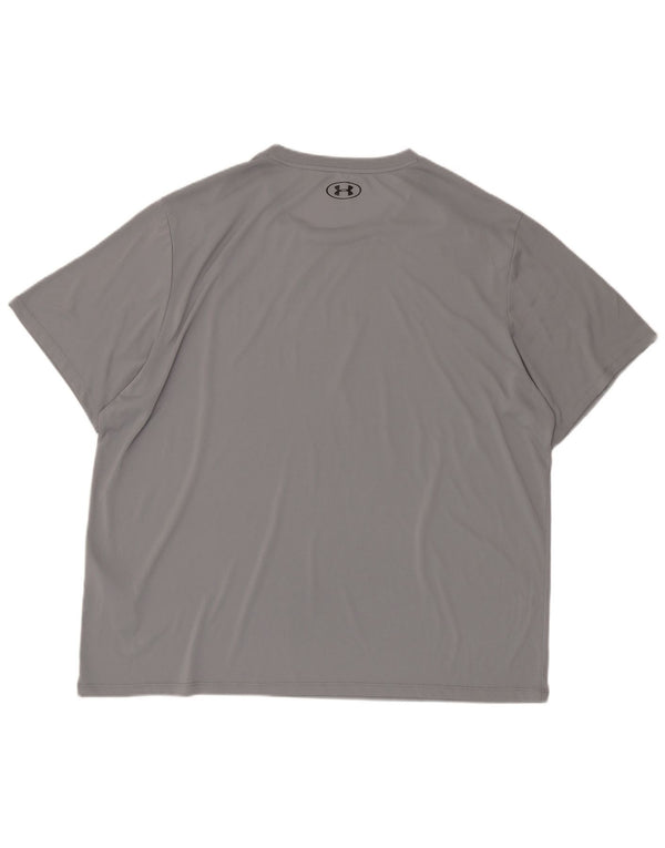 Under Armour Ανδρικό γραφικό T-Shirt Top 3XL Grey Polyester