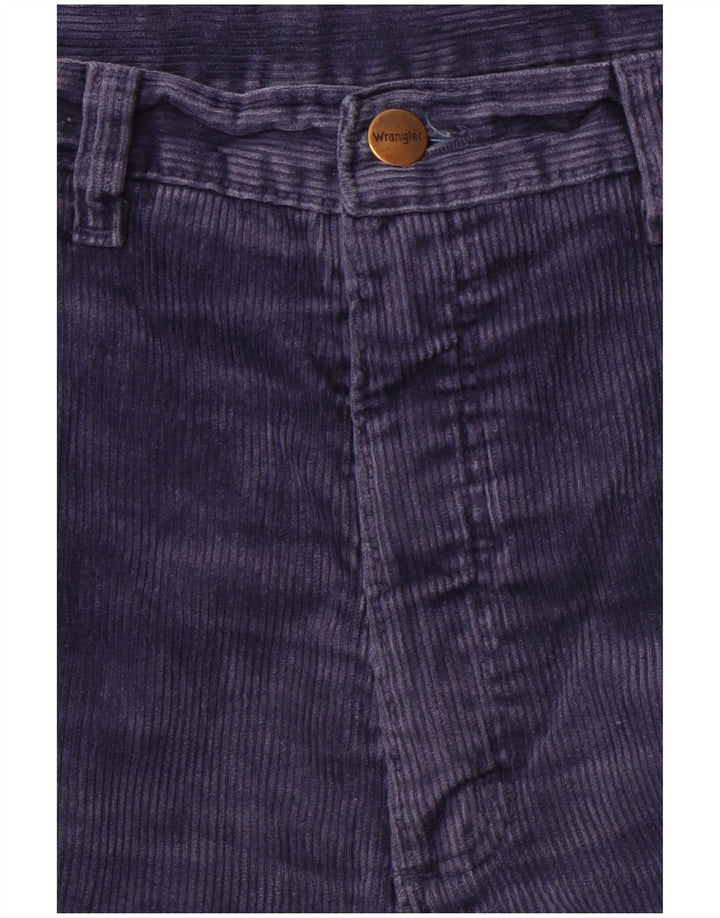 Ανδρικό ίσιο κοτλέ παντελόνι WRANGLER W32 L28 Navy Blue