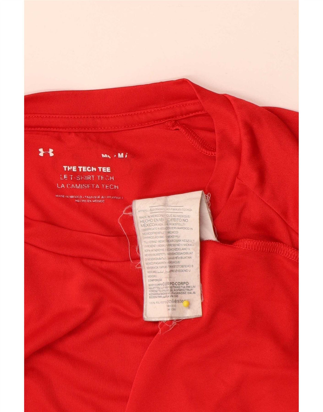 Ανδρικό T-Shirt Under Armour Top Μεσαίο κόκκινο πολυεστέρα
