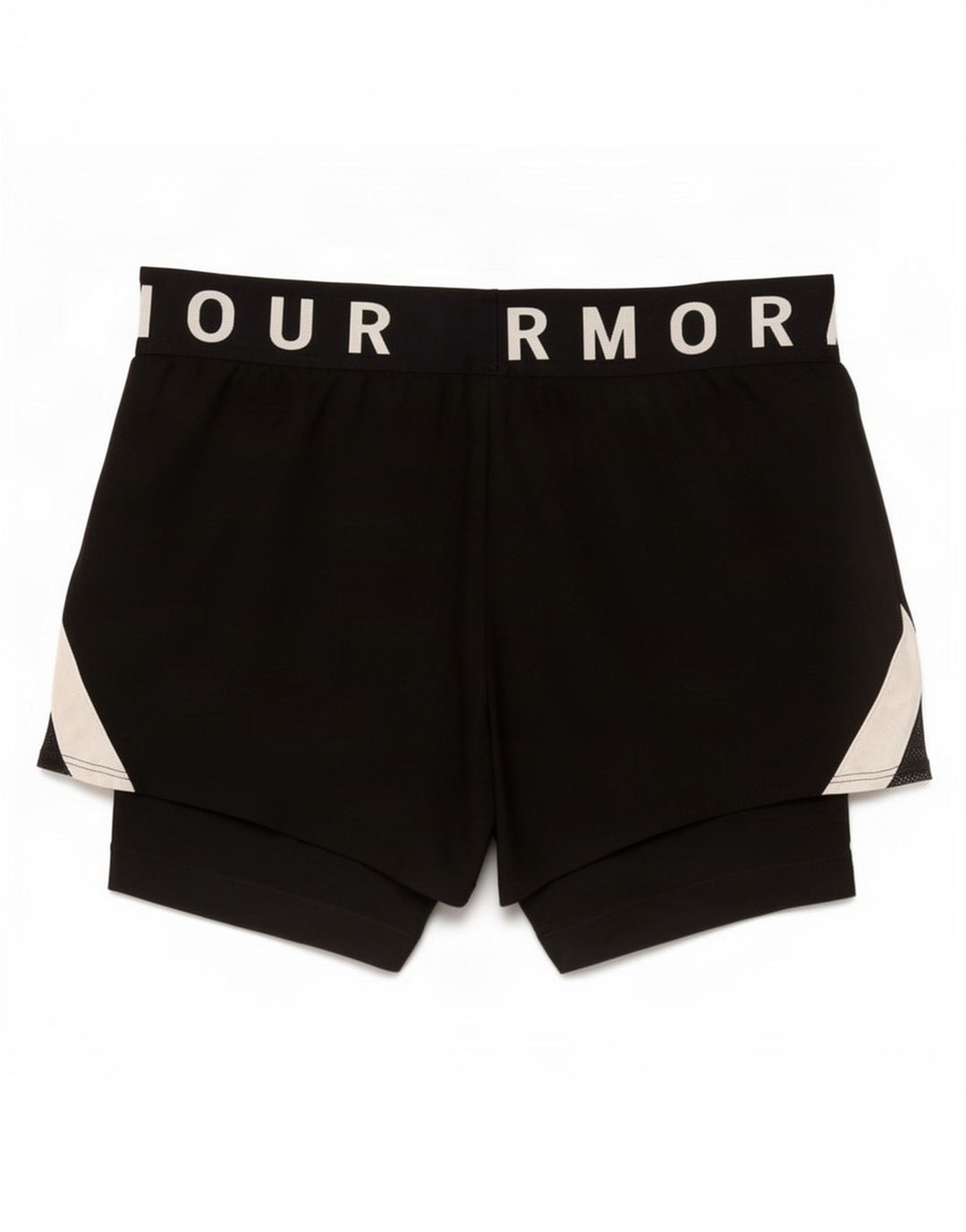 Γυναικείο γραφικό αθλητικό σορτς Under Armour UK 14 μεσαίο μαύρο πολυεστέρα