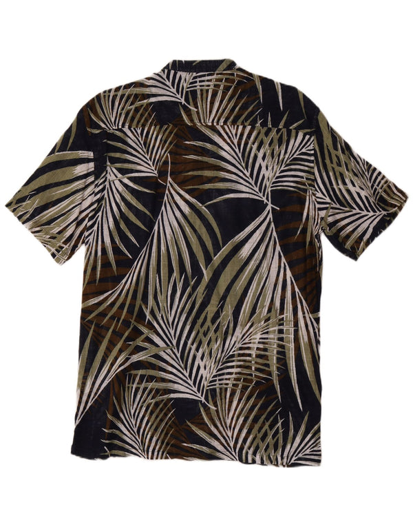 PIAZZA ITALIA Ανδρικό κοντομάνικο πουκάμισο μεγάλο μπλε ναυτικό φλοράλ