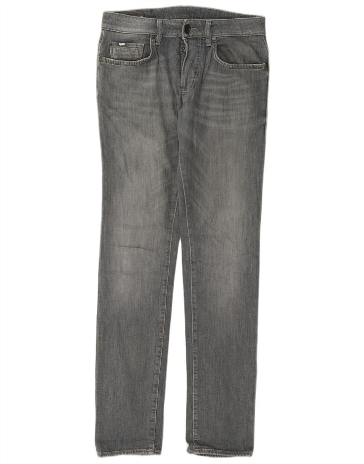 Gas Γυναικείο Slim Jeans W30 L34 Γκρι βαμβακερό