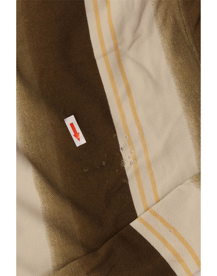 Sergio Tacchini Ανδρικό Πόλο Μπλουζάκι Μεσαίο Καφέ Βαμβακερό ριγέ