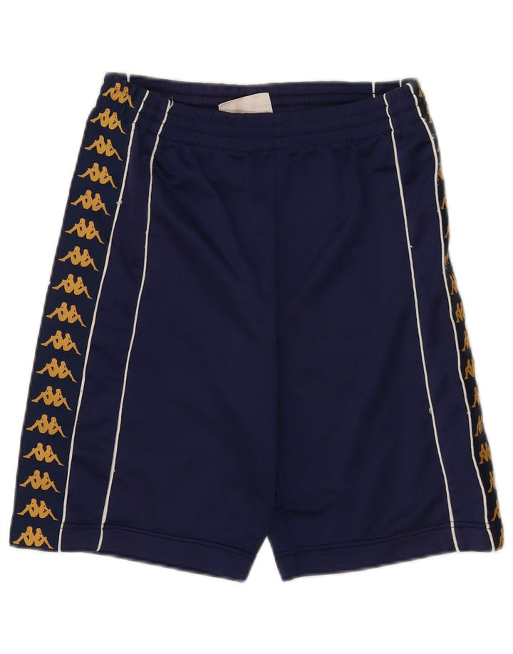 Ανδρικό γραφικό αθλητικό σορτς Kappa Μικρό Navy Blue Polyester