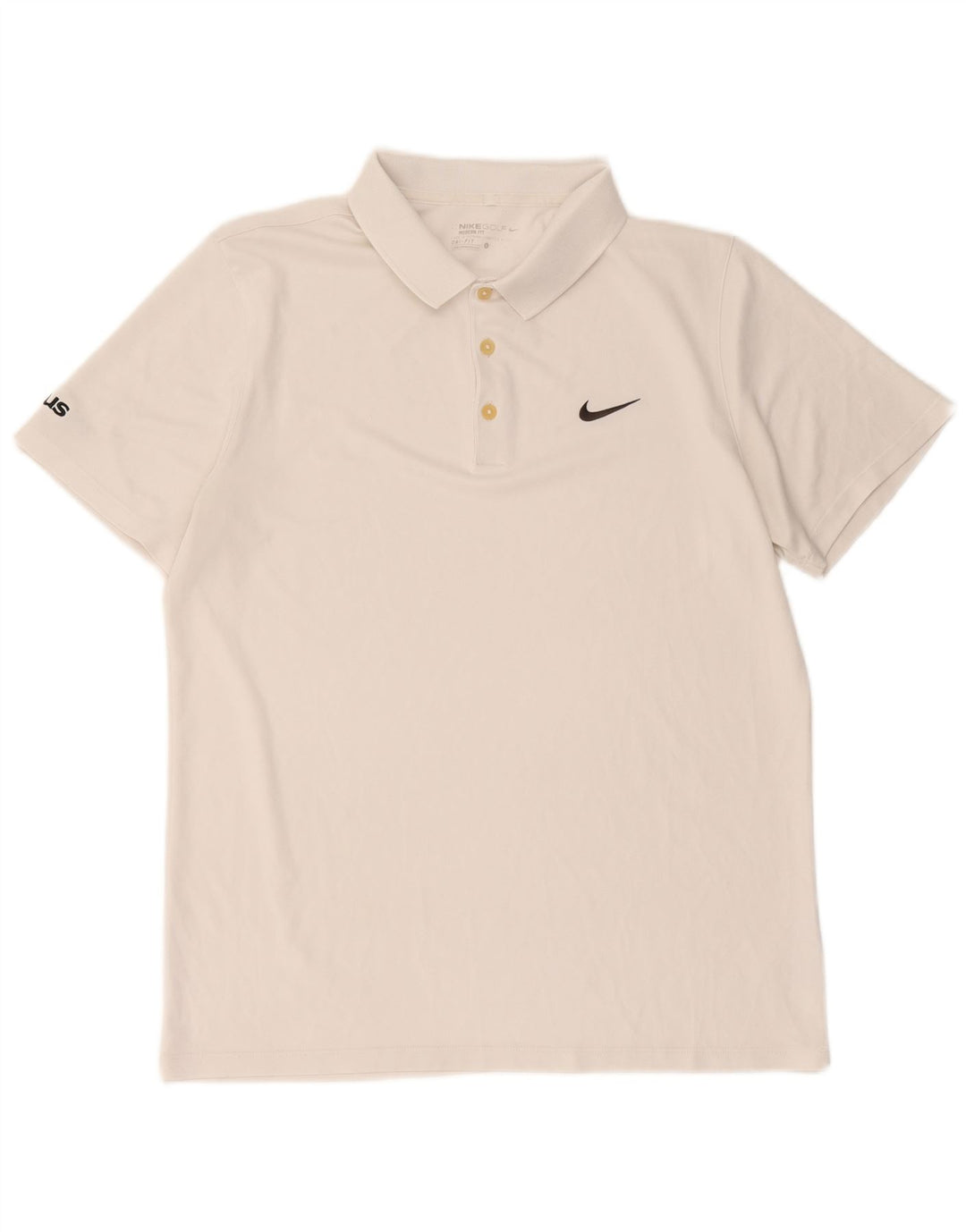 Ανδρικό μπλουζάκι Nike Dri Fit Polo μεγάλο λευκό πολυεστέρα