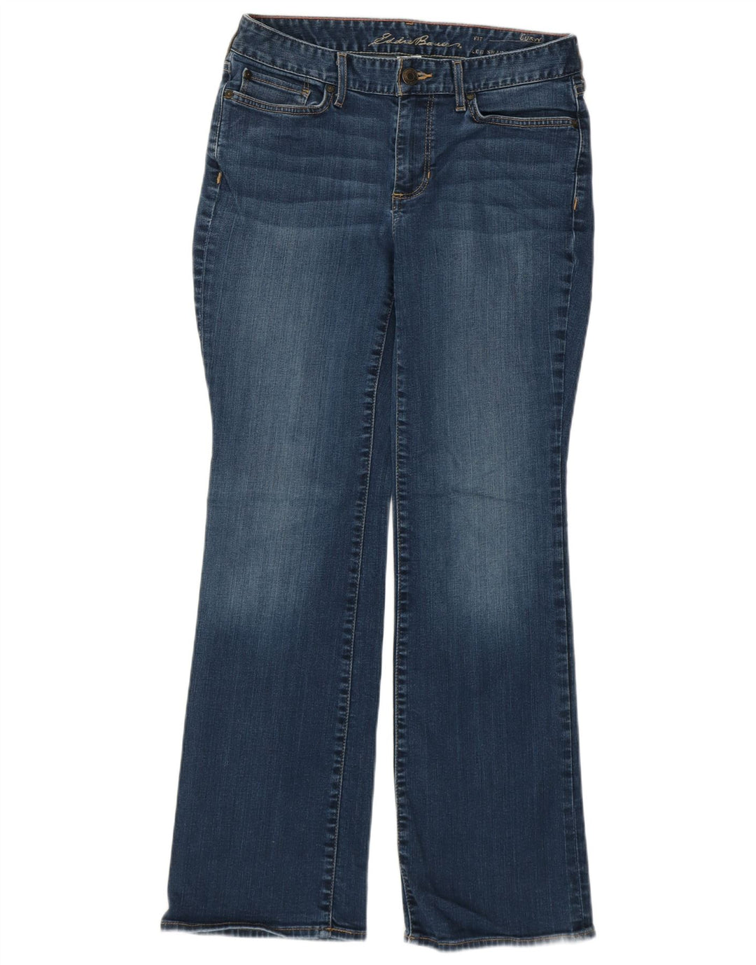 Eddie Bauer Γυναικείο τζιν μποτάκι με καμπύλες US 6 Medium W28 L30 Μπλε βαμβακερό