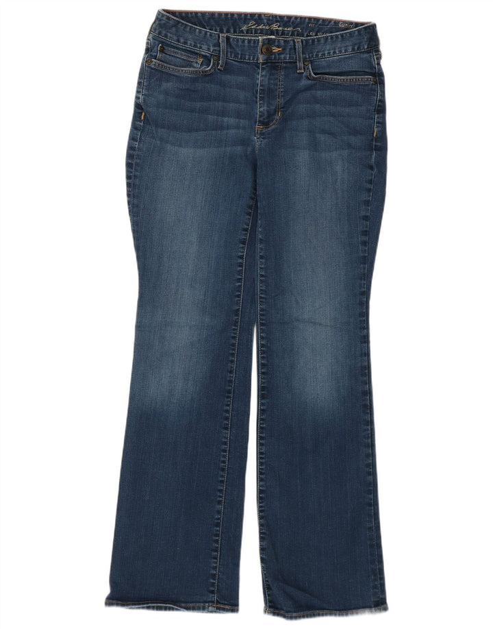 Eddie Bauer Γυναικείο τζιν μποτάκι με καμπύλες US 6 Medium W28 L30 Μπλε βαμβακερό