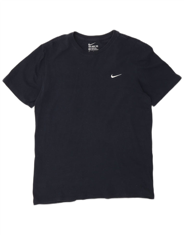 Ανδρικό T-Shirt Nike με κούρεμα, μεσαίο μπλε ναυτικό
