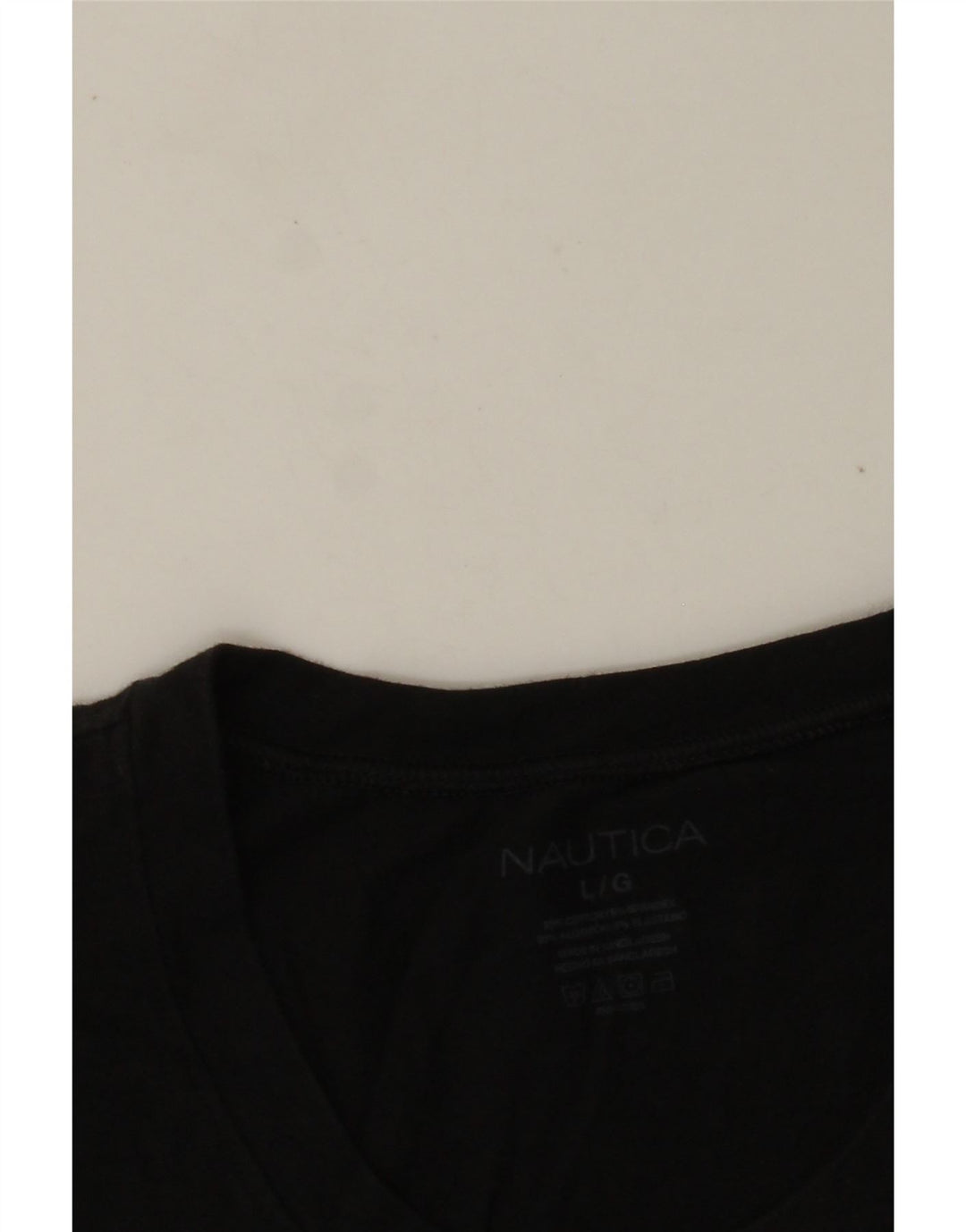 Ανδρικό T-Shirt NAUTICA Top μεγάλο μαύρο βαμβακερό