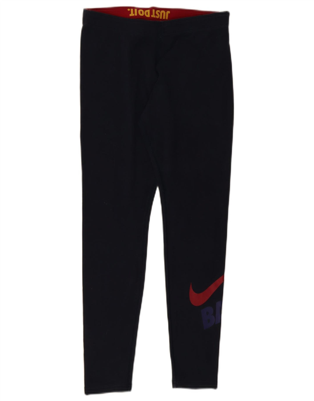 Γυναικεία γραφικά κολάν NIKE UK 12 Medium Navy Blue Cotton