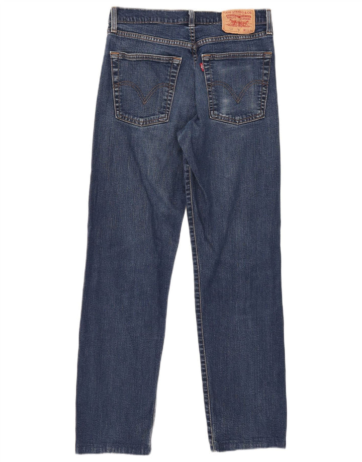 Levi's Mens 521 Straight Jeans W33 L29 Blue Cotton