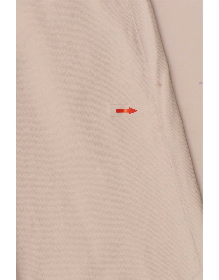 Zara Ανδρικό Slim Jeans EU 46 XL W36 L30 Λευκό