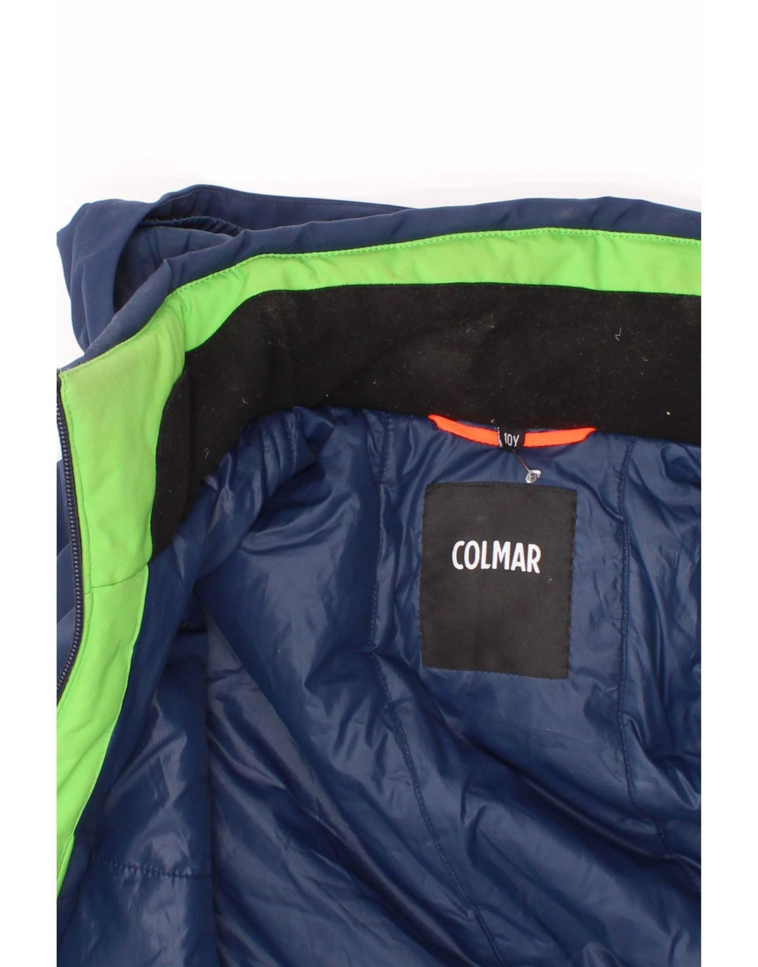 Colmar Boys Hooded Jacket 9-10 Years Navy Blue Colorblock Polyester