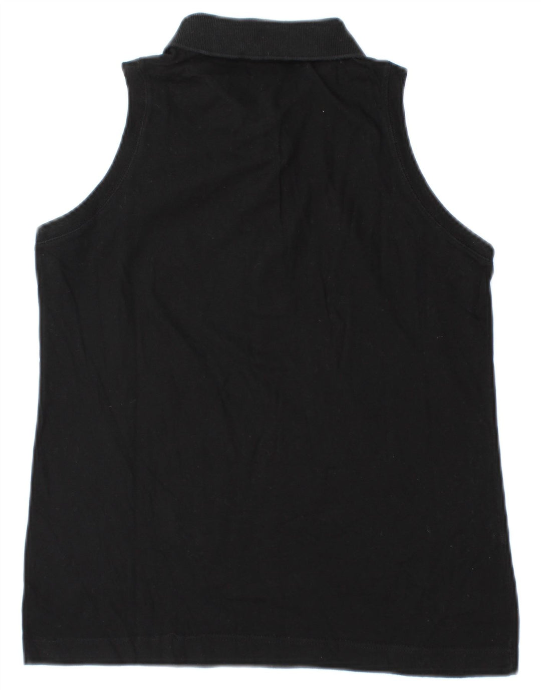Sergio Tacchini γυναικείο αμάνικο μπλουζάκι πόλο UK 12 Medium Black