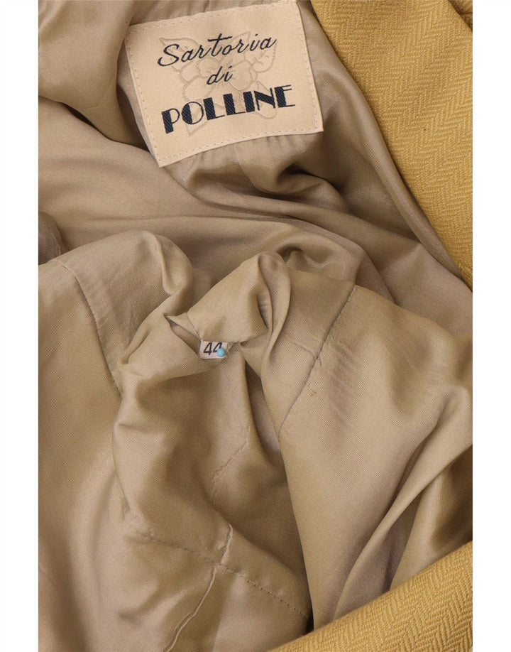 Pollini Γυναικείο μπουφάν Sartoria με 2 κουμπιά Blazer IT 44 Medium Yellow