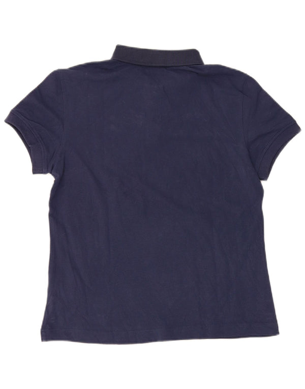 Γυναικείο μπλουζάκι πόλο Kappa UK 14 Large Navy Blue από βαμβάκι