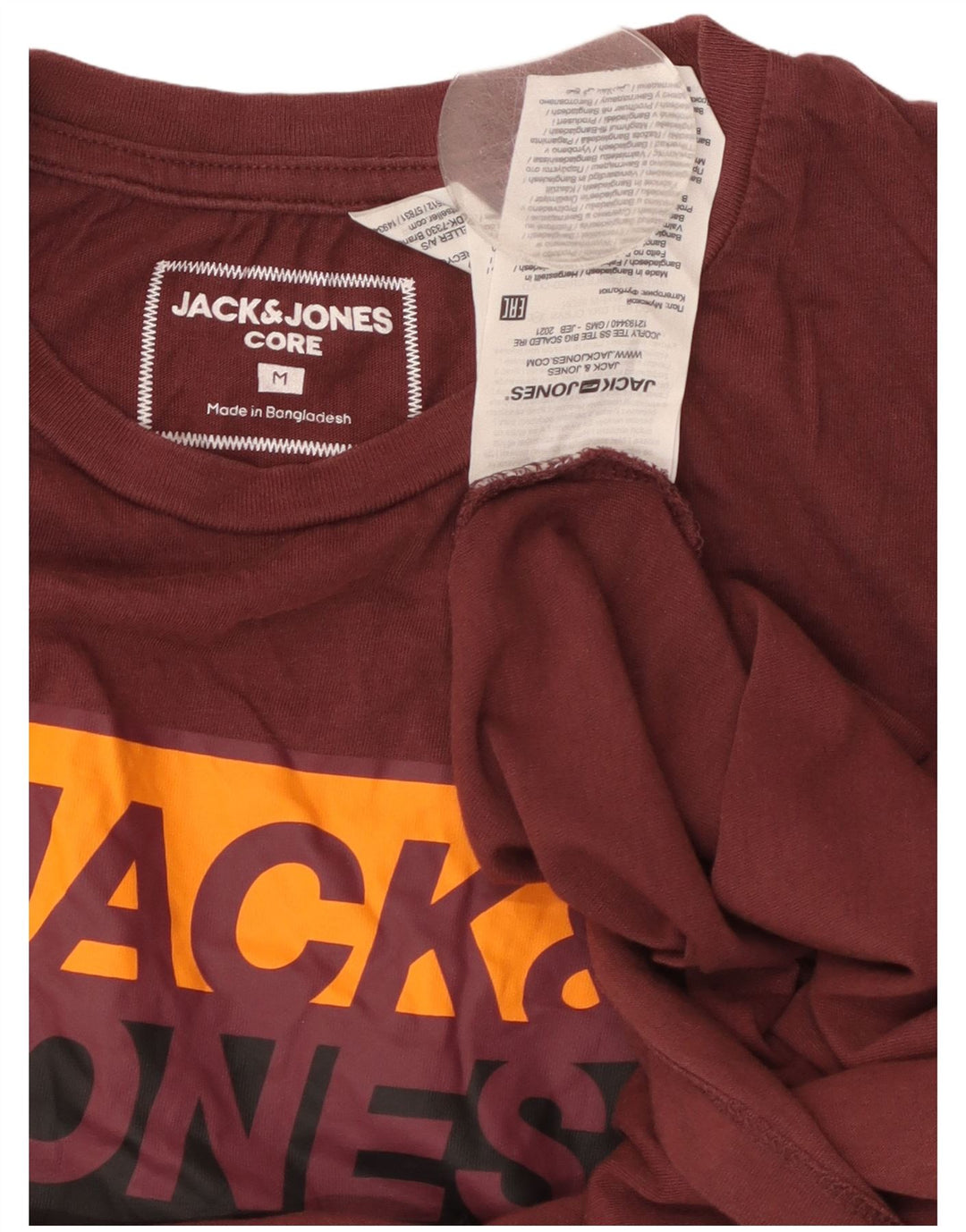 Ανδρικό γραφικό μπλουζάκι JACK & JONES Μπλουζάκι από μεσαίο βαμβάκι