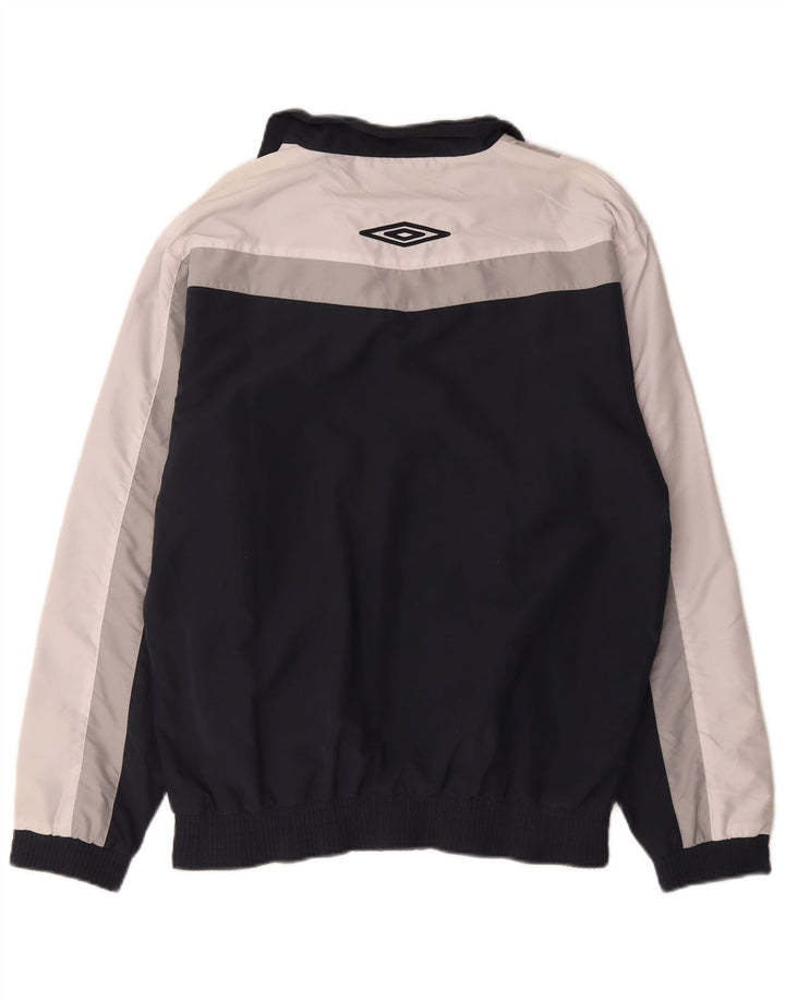 Ανδρική φόρμα Umbro Top Jacket Μεγάλο μπλε Navy Colorblock Πολυεστέρας