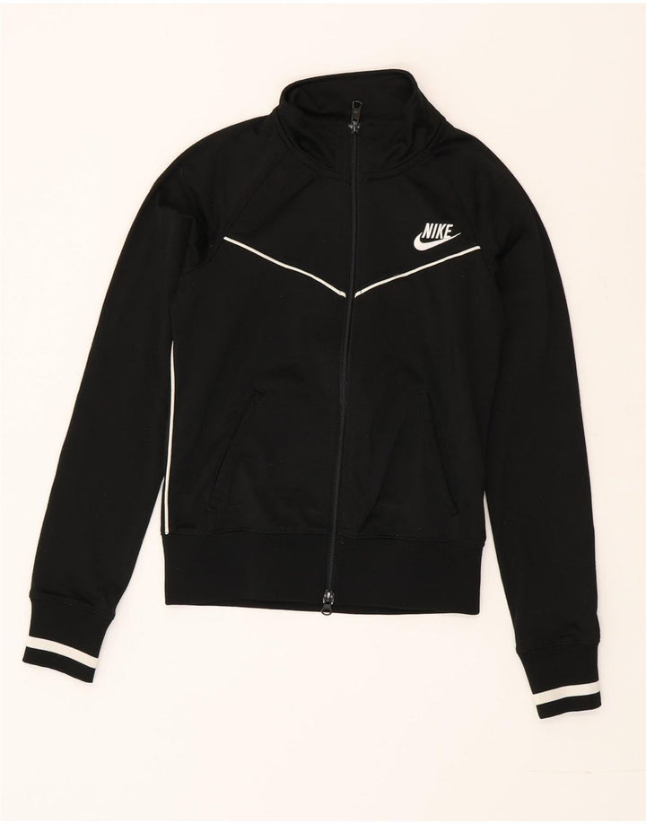 Γυναικεία φόρμα Nike Top Jacket UK 6/8 XS Μαύρο ριγέ πολυεστέρα